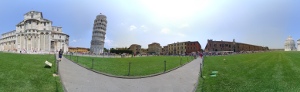 Panorama Pisa Piazza del Duomo