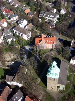 Luftbild Bad Salzuflen: Stadtkirche, Von-Stauffenberg-Straße, Turmstraße